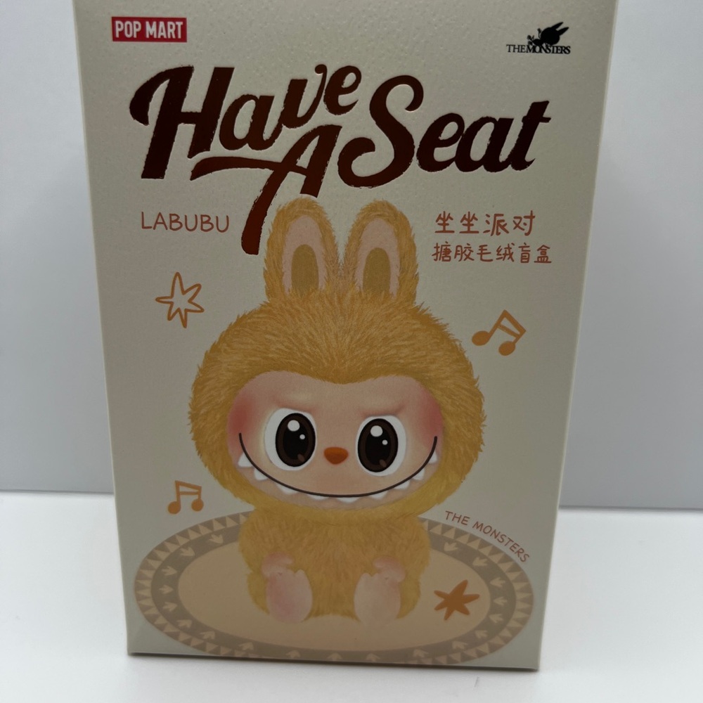 SOLD!!!!!!

Pop Mart Labubu Have A Seat Figure Baba